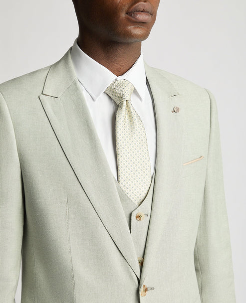 Linen Suit Green