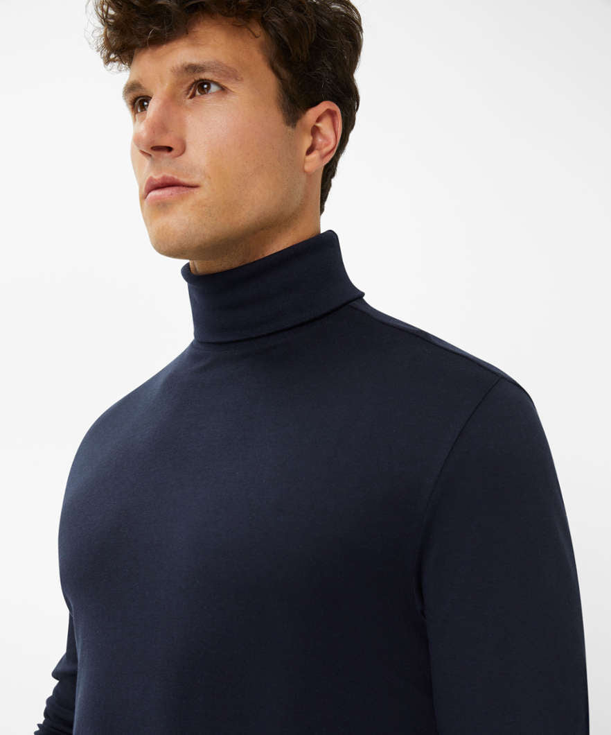 Turtleneck Jumper -Dark Navy