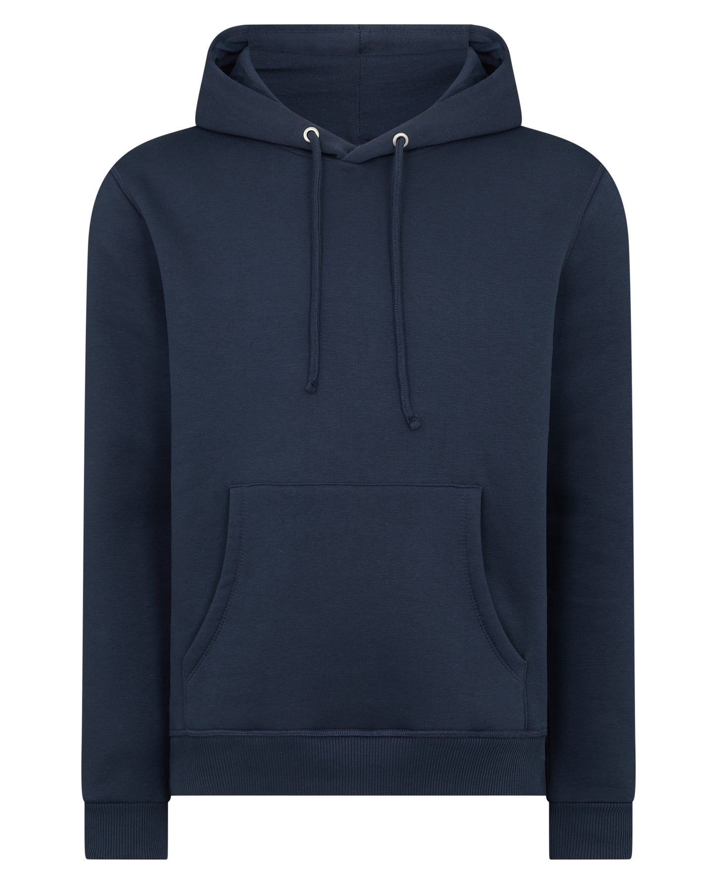 Hoodie - Tapered Fit Cotton-Blend Navy