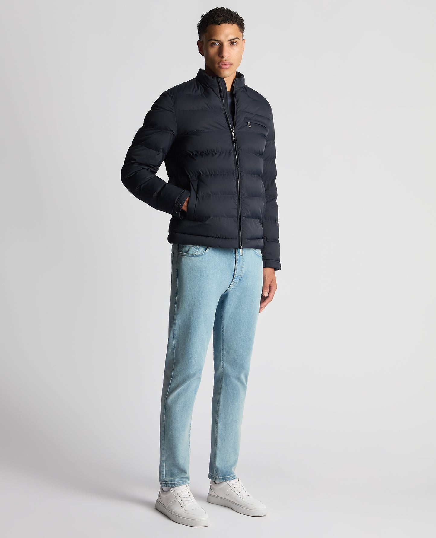 Quilted jacket - Navy