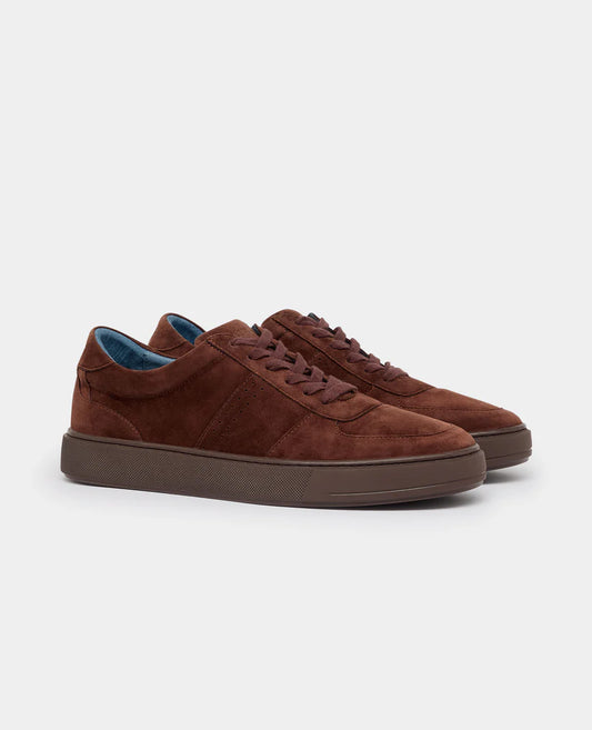 Suede Trainer - Brown