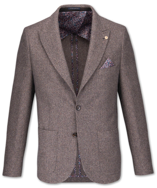 Jacket - wool blend herringbone