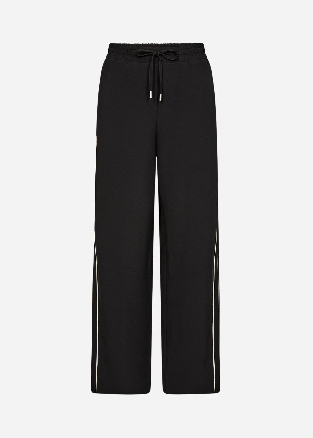 Relaxed fit pants with side stripe