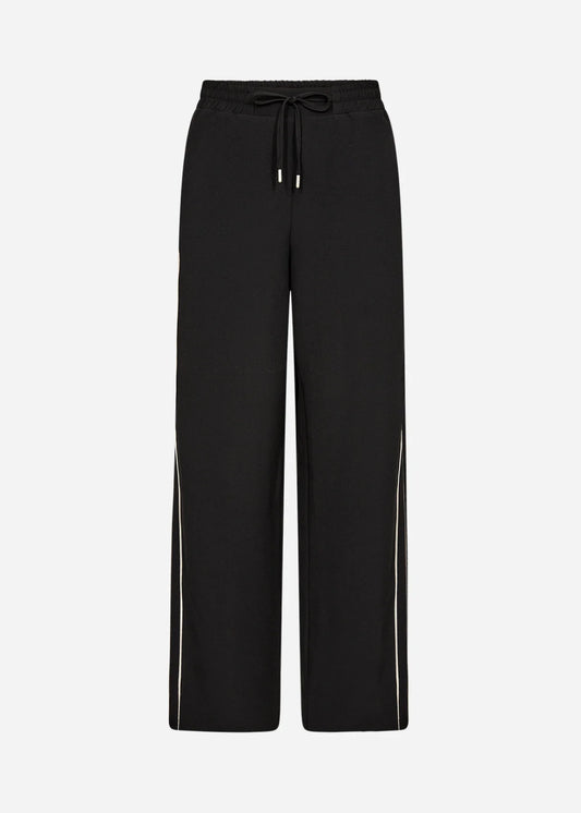 Relaxed fit pants with side stripe